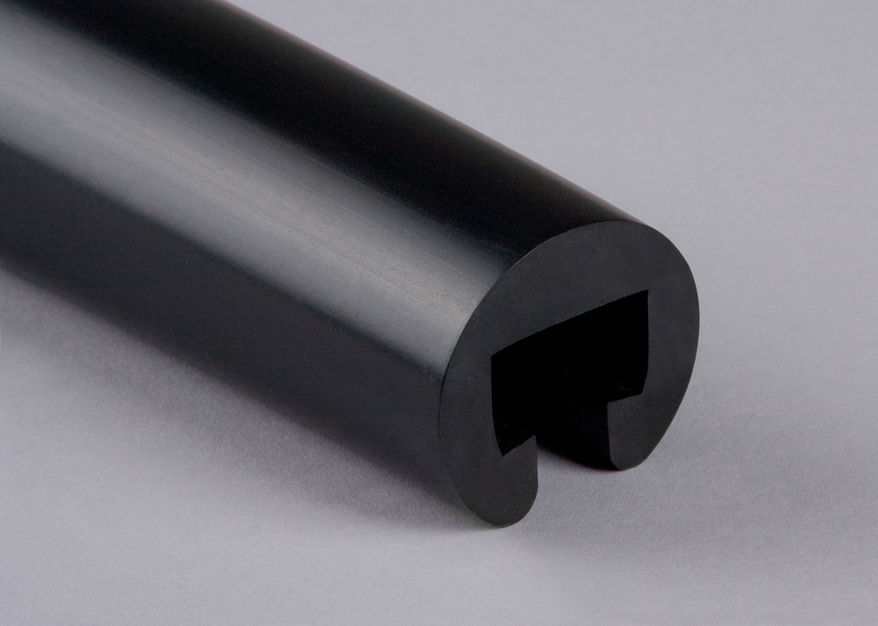 Kunststoffhandlauf Ø 40mm für 25x15mm, schwarz