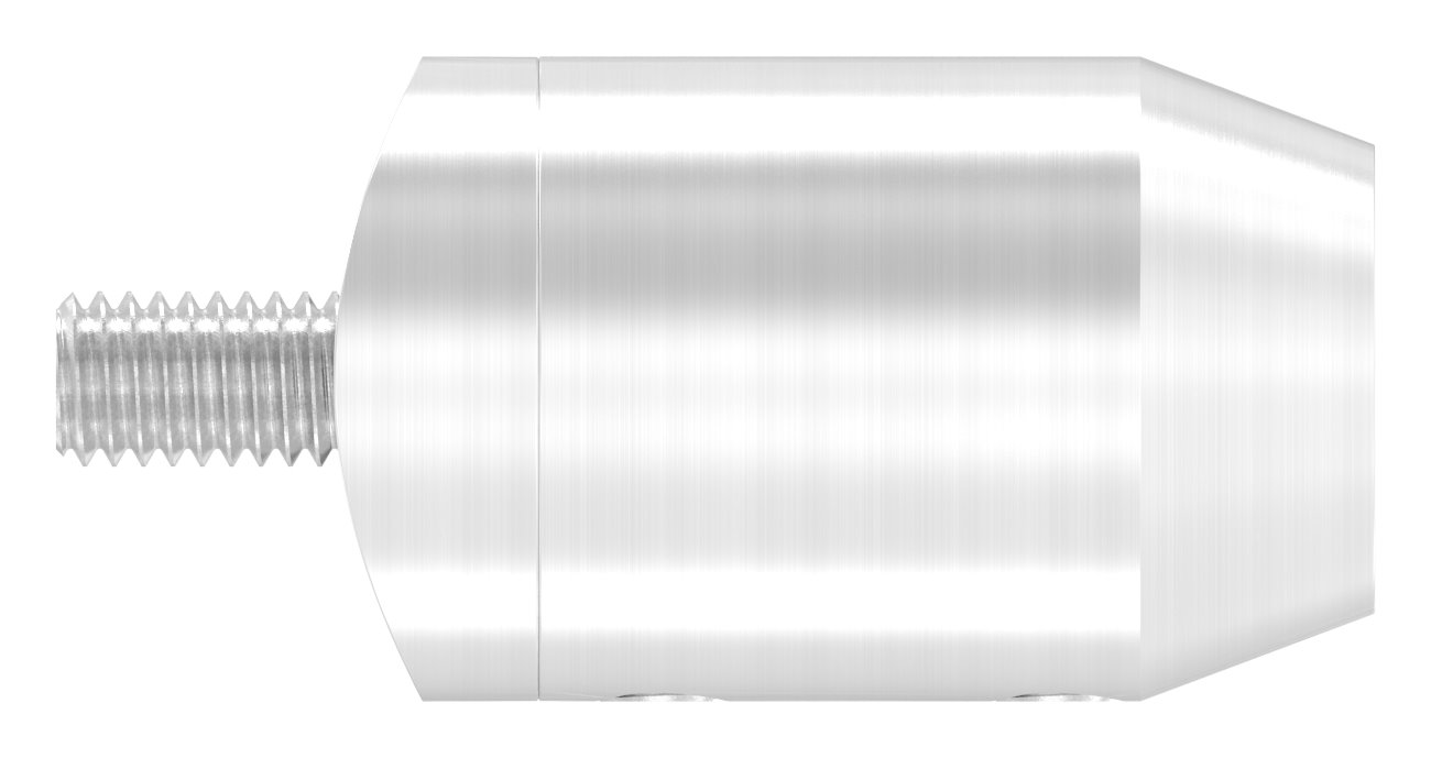 Querstabhalter (zum Stoßen vorne)für 42,4mm Rohr, Bohrung vorne 12,2mm, V2A