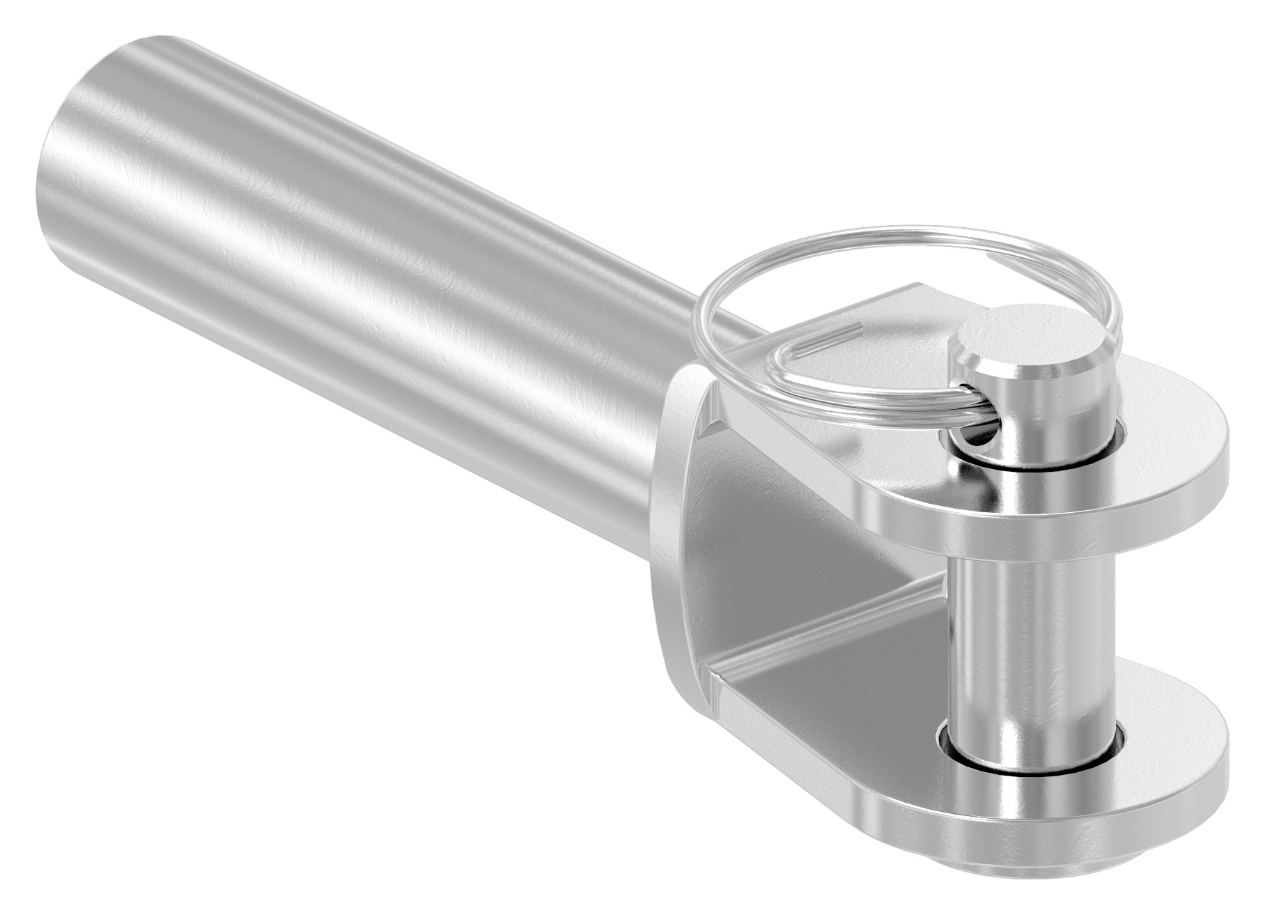 Gabelterminal mit Innengew. M8 links, V4A