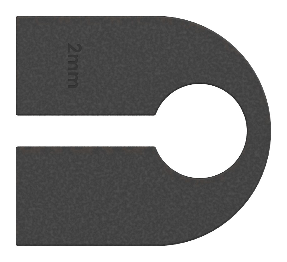 Gummi für Mod. 16, Blech 2 mm