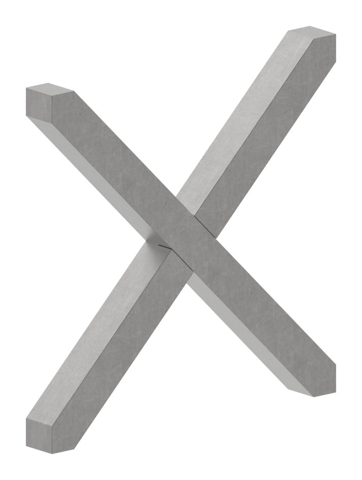 Kreuz 12x12mm, 108x108mm