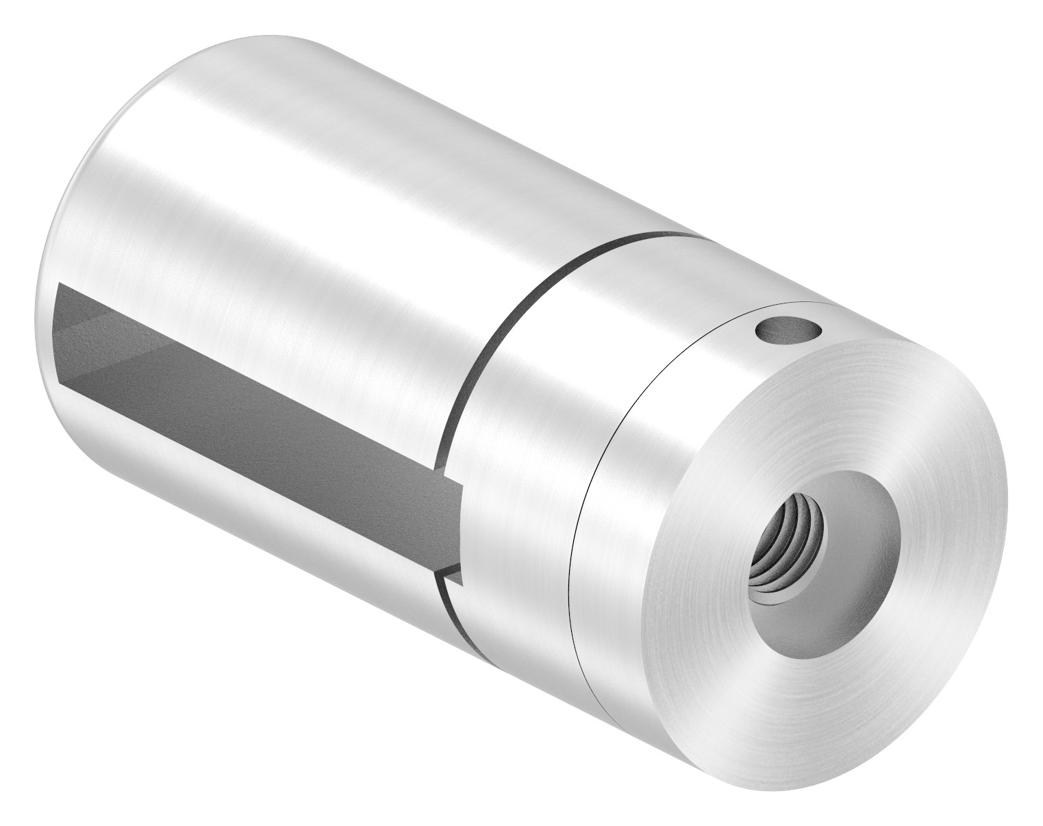 Brenk Grundhalter für Flachstäbe 40x6mm, ALU