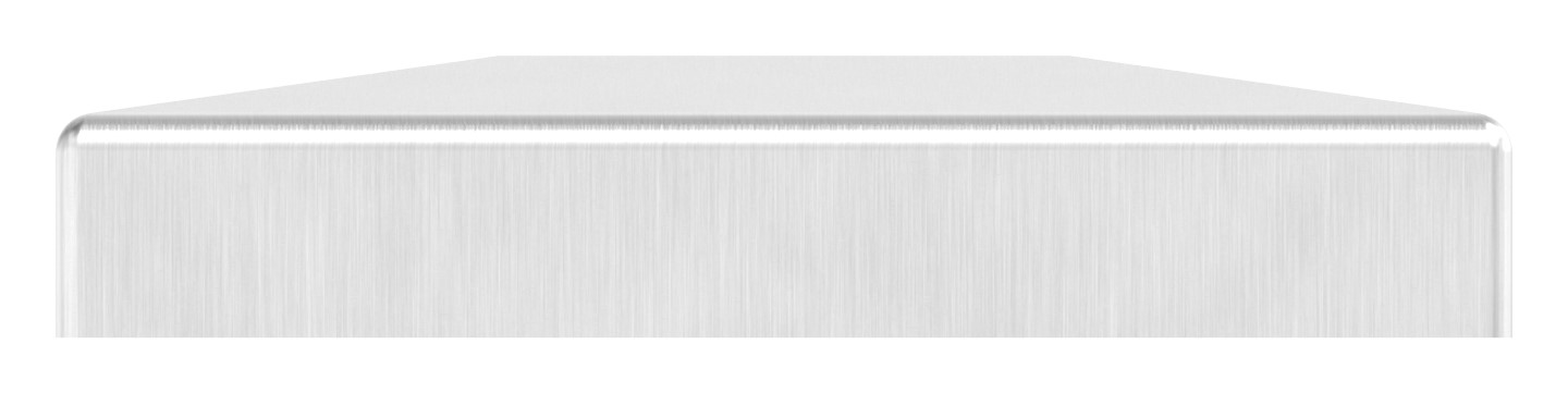 Abdeckrosette, 129x129x25mm für 60x60mm, V4A