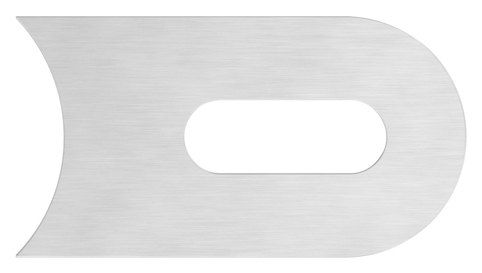 Anschweißlasche, 50x30x6mm, geschliffen, V2A
