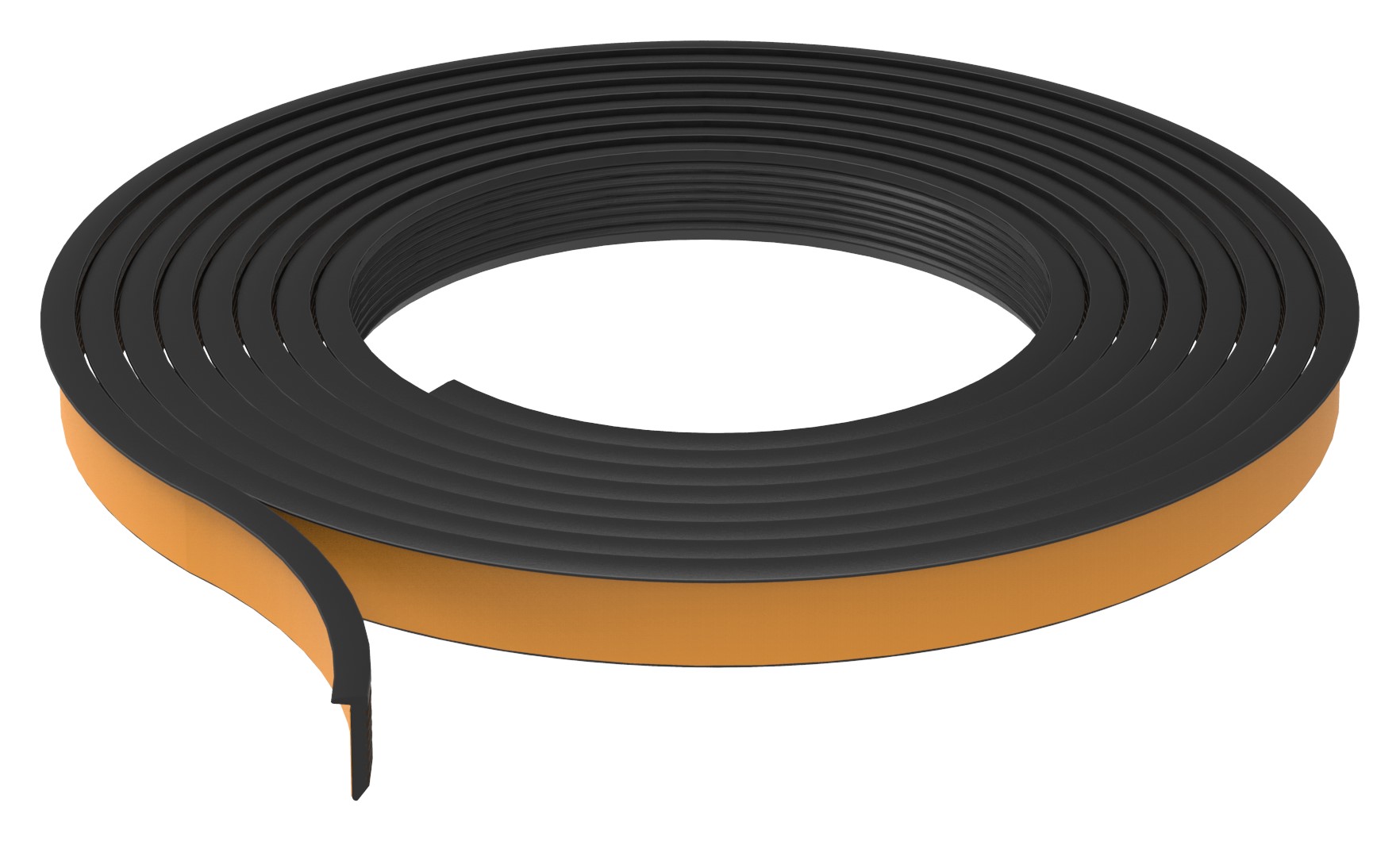 Abschlussdichtung, EPDM, 6000mm, schwarz