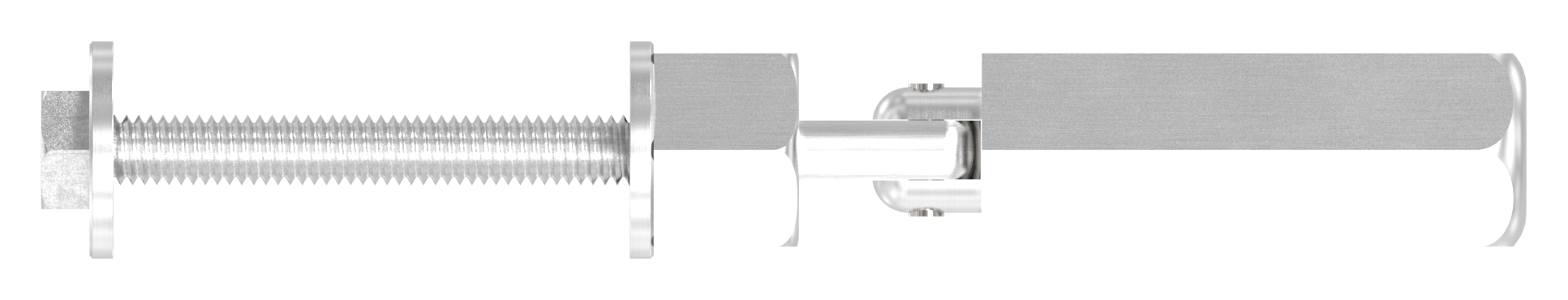 Gewindeterminal zur Selbstmontage, Seil 4mm, V2A