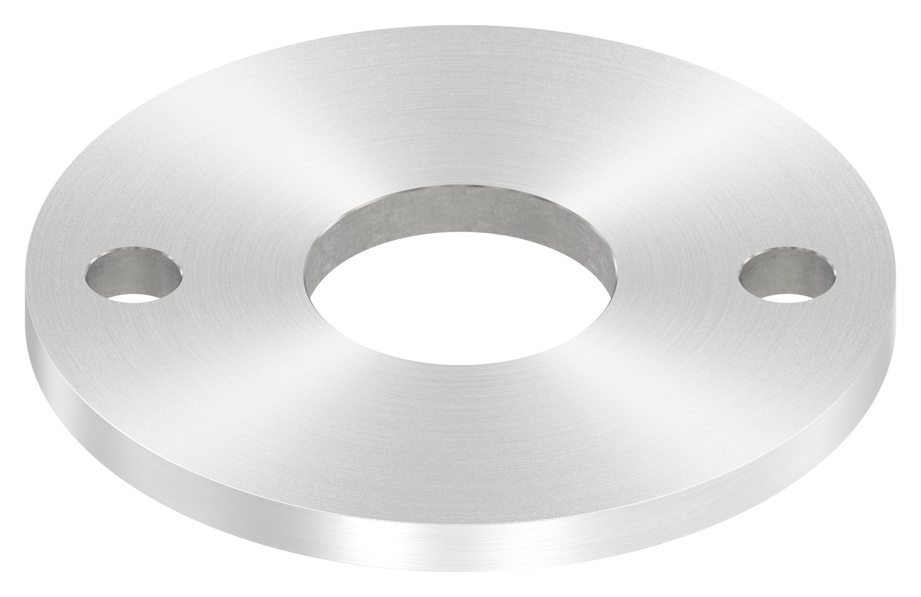 Ankerplatte Ø 120x8mm, mit Rundschliff, V2A