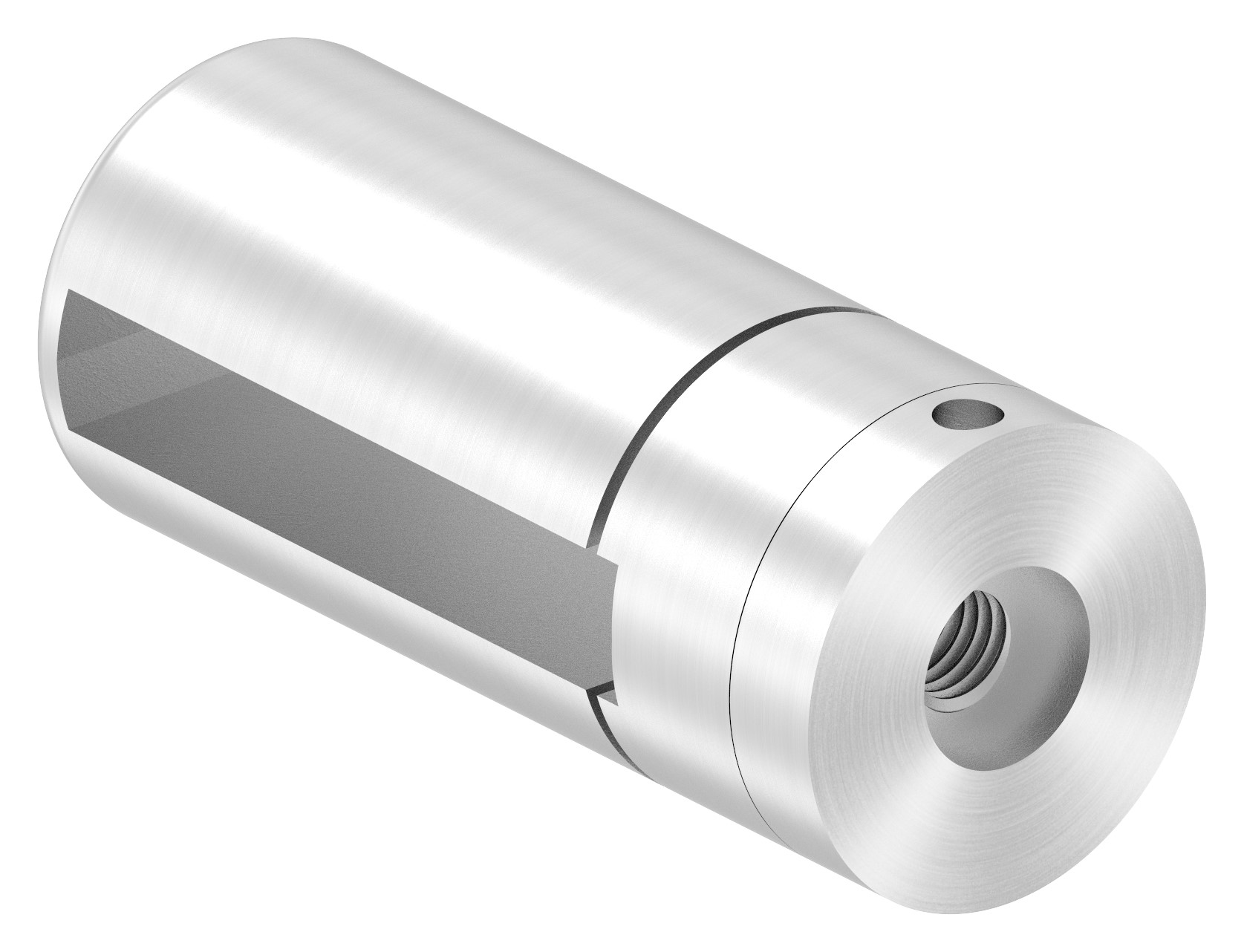 Brenk Grundhalter für Flachstäbe 50x8mm, V2A