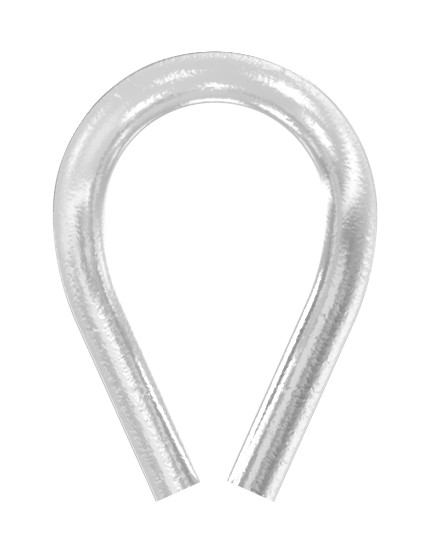 Kausche für Seil 3mm, V4A Kausche für Seil 3mm, V4A