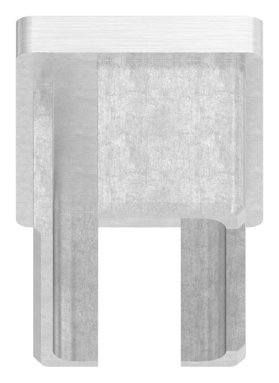 Einsteckkappe, für Rohr 50x30x2,0mm, V4A