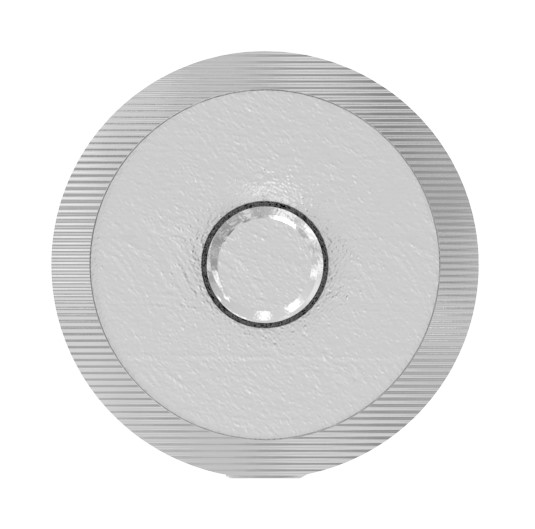 Seilhalter, für 6mm Seil, Anschluss: 42,4mm, V2A