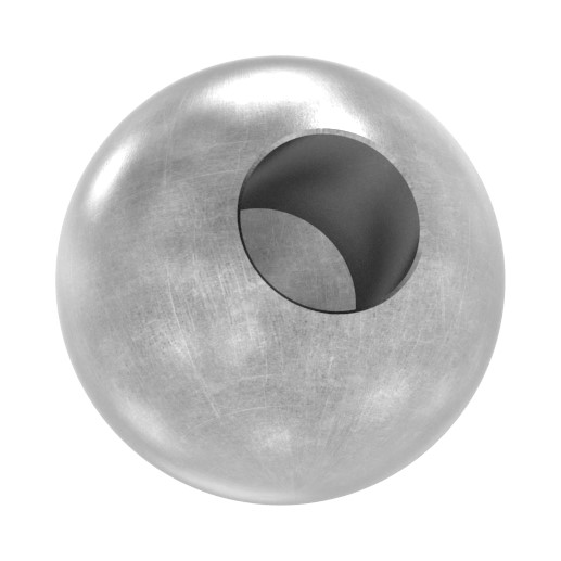 Massivkugel 25mm glatt mit Sackloch 10,3mm