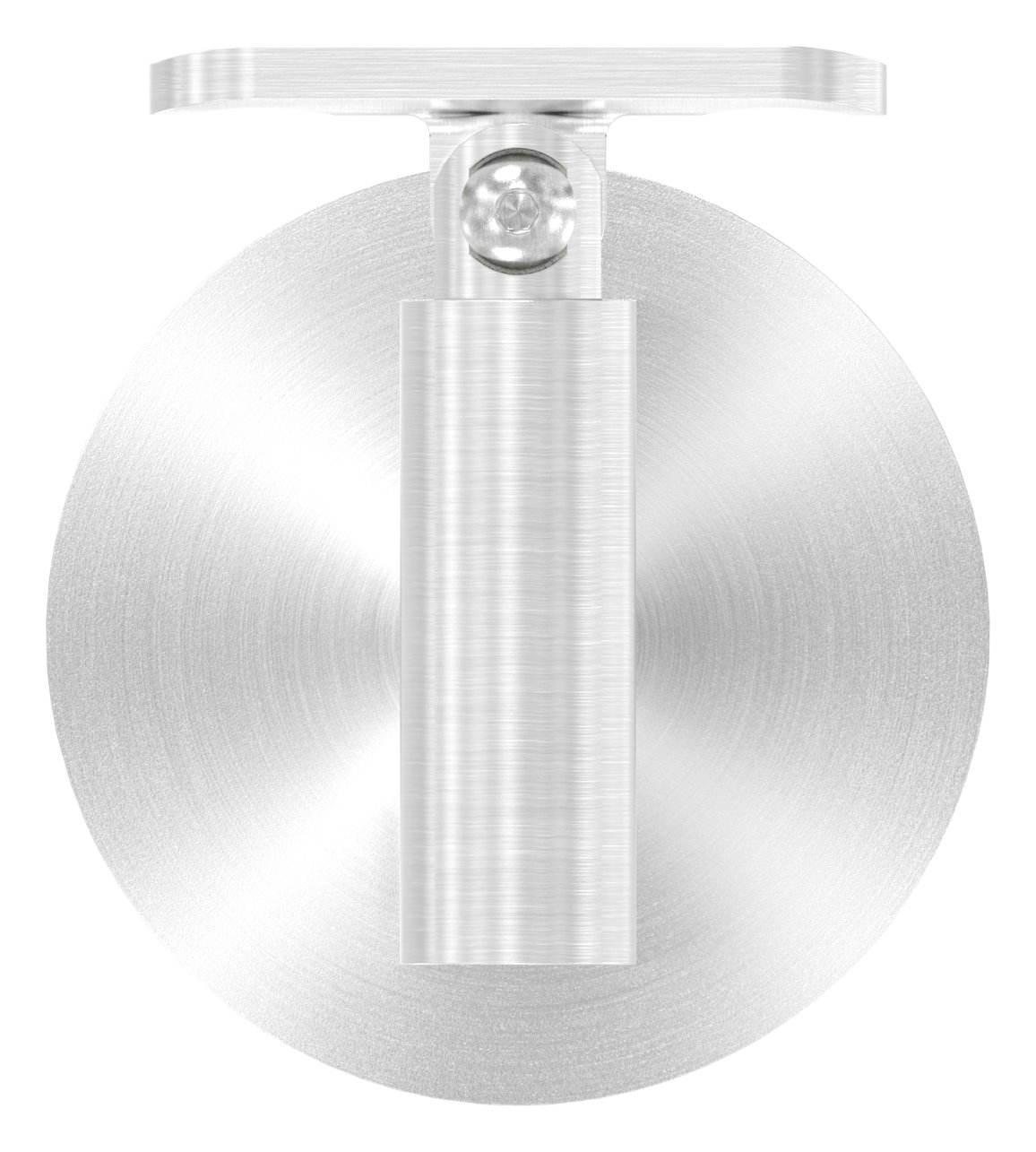 Sensa Design 2, für Rohr 42,4mm, mit Gelenk für Steigung, V2A