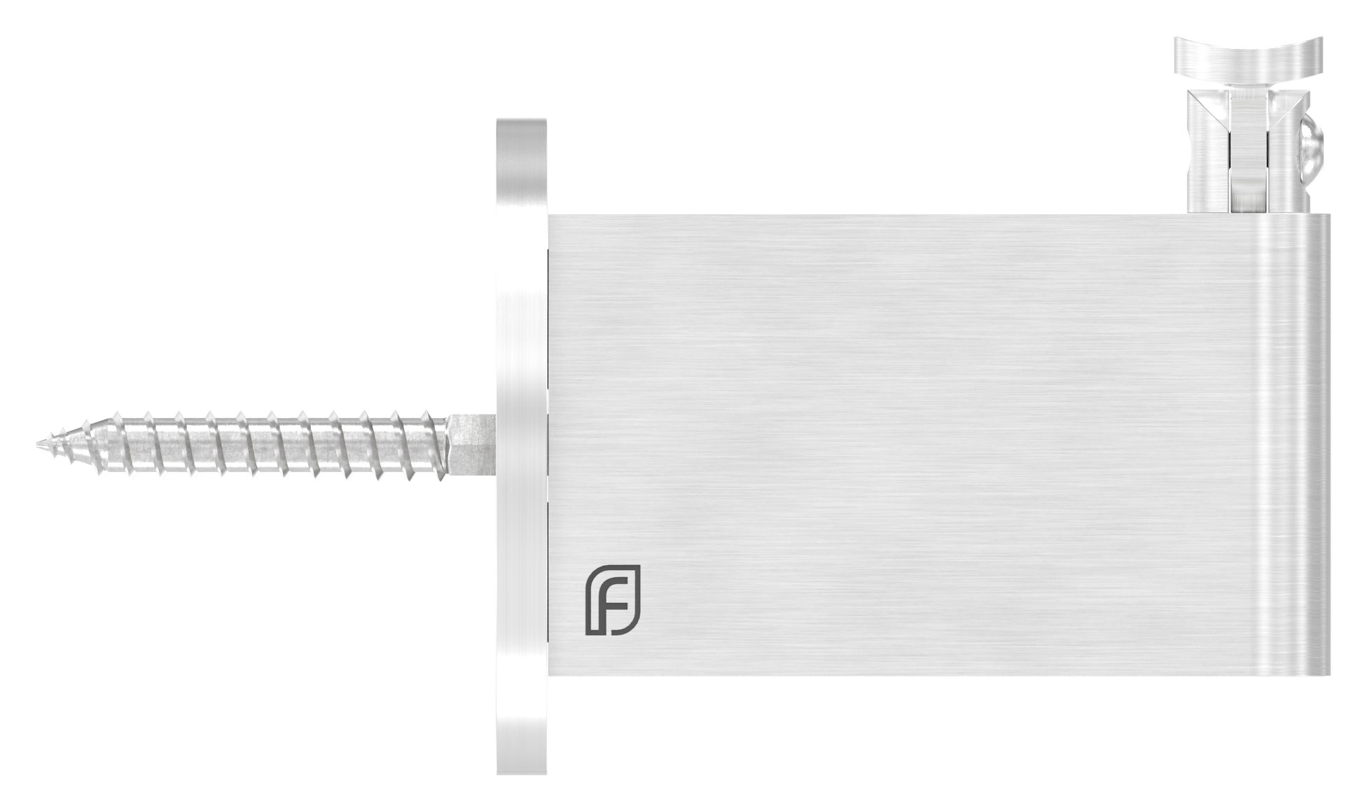 Sensa Design 2, für Rohr 42,4mm, mit Gelenk für Steigung, V2A