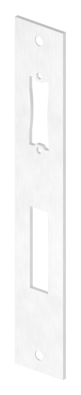 Edelstahlschließblech 242x40x3,0mm, für Abstand 92mm, V2A (1.4301) Edelstahlschließblech 242x40x3,0mm, für Abstand 92mm, V2A (1.4301)