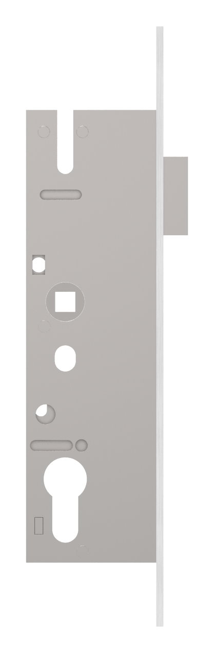 Rohrrahmenschloss verzinkt, Abstand 72 mm verzinkt, Dornmaß 40mm