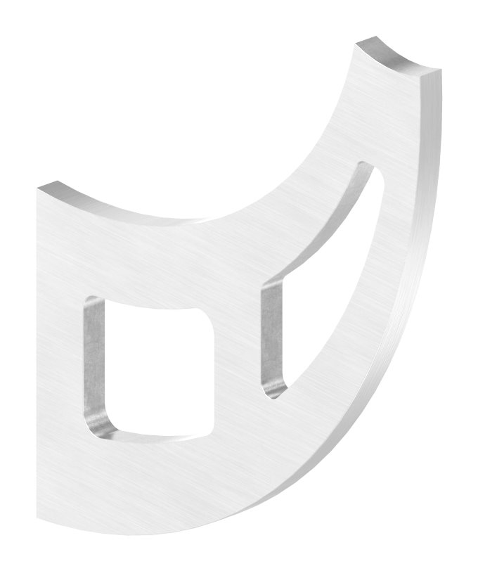Handlaufschwert, 4mm stark, V2A