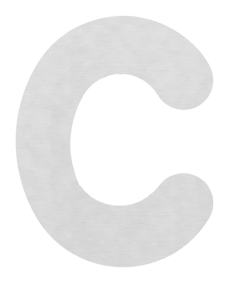 Hausnummer c - "groß", V2A