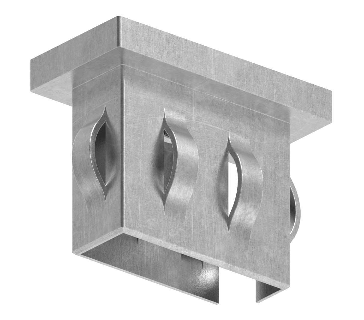 Stahleinschlagkappe, für, Rechteckrohr 40x20mm
