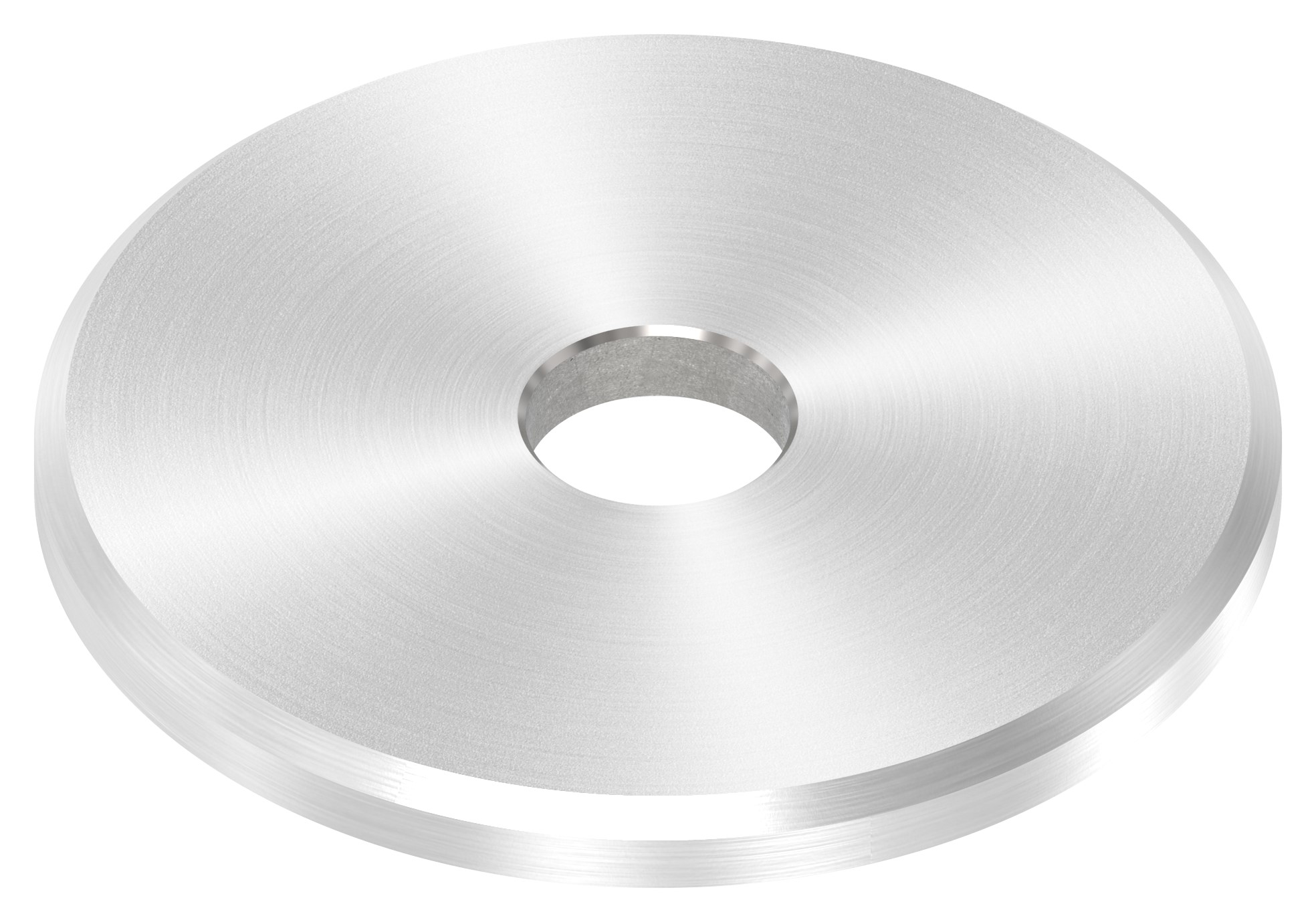 Beilagscheibe 40x3mm mit Fase, Bohrung 8,5mm, V2A