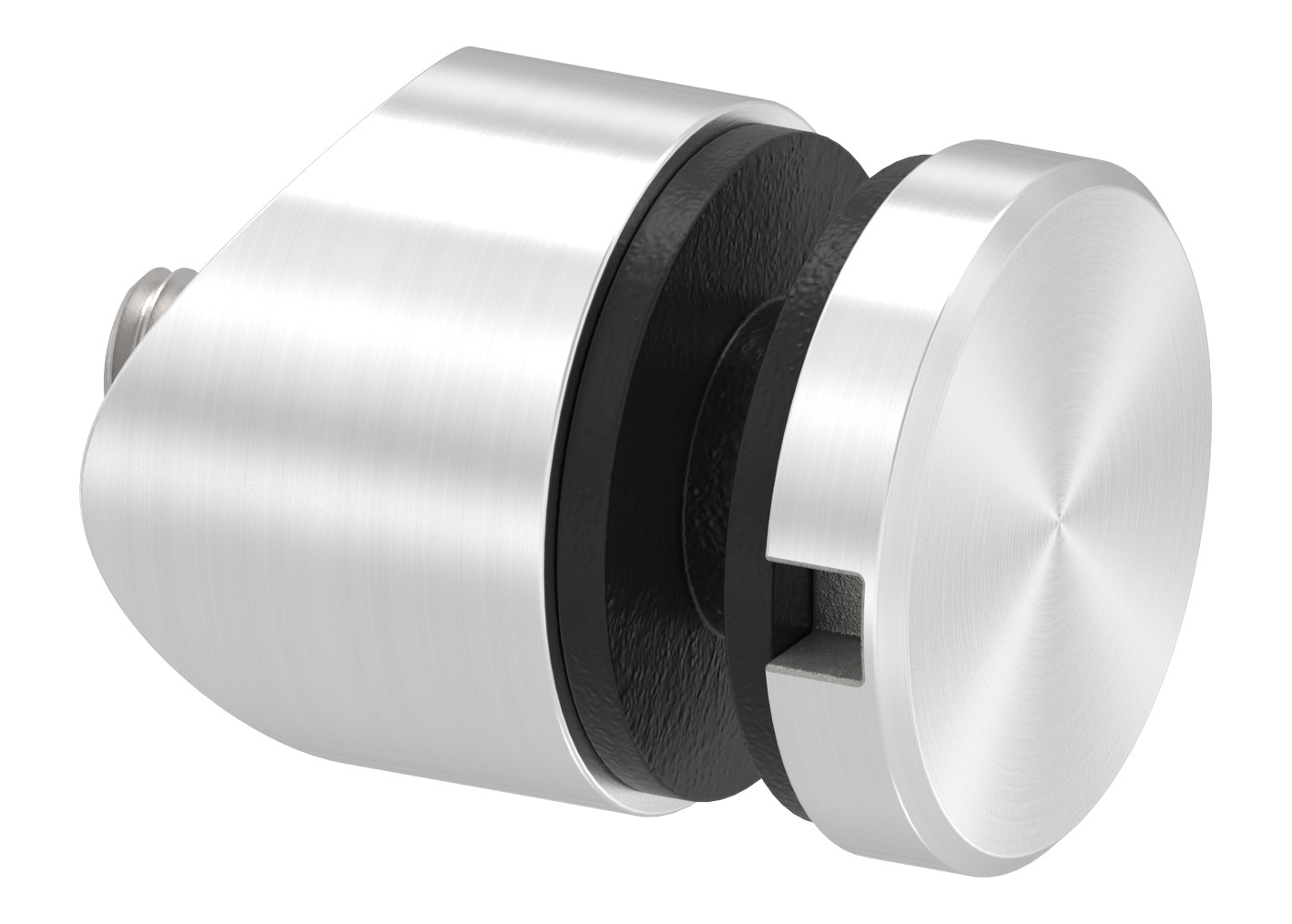 Glaspunkthalter 30mm, Anschluss: 33,7mm, V2A