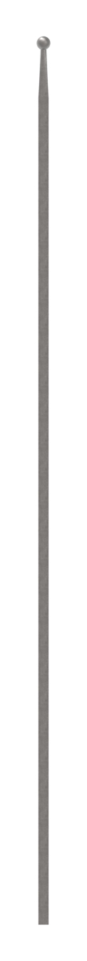 Zaunstab 12x12mm, H: 1000mm, Kugel 16mm