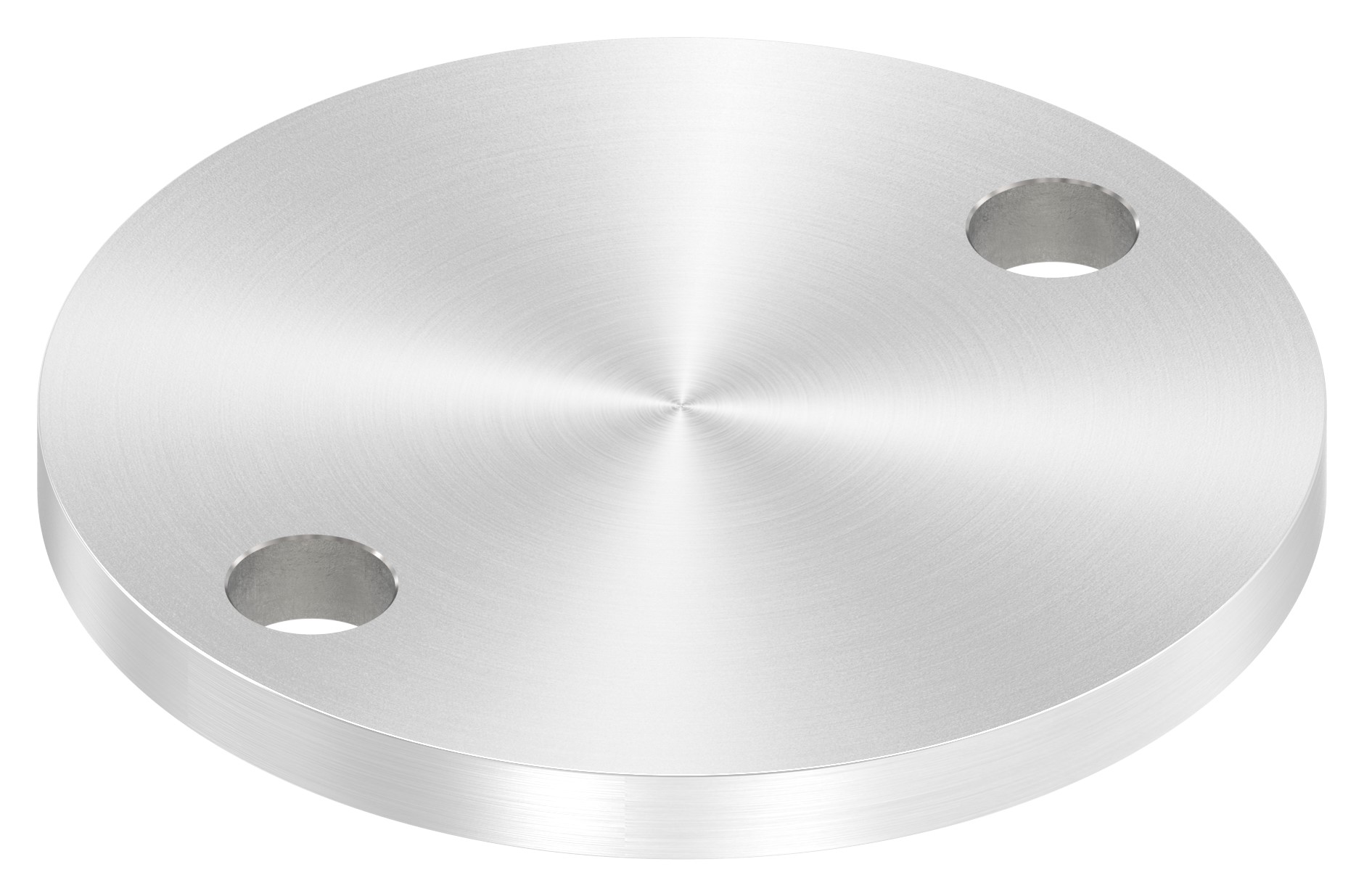 Ankerplatte Ø 100x8mm, mit Rundschliff, V2A