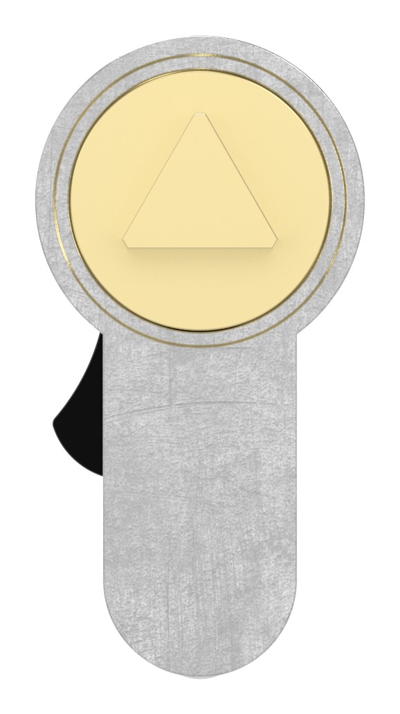 Halbzylinder, Dreikant, 8mm