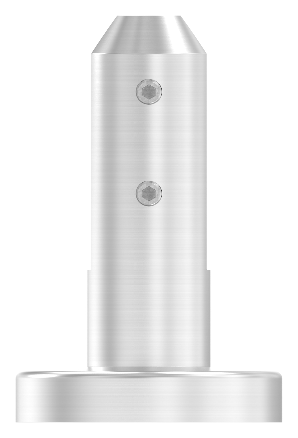 Bodenglashalter rund, für Glas 12 - 12,76mm, V4A