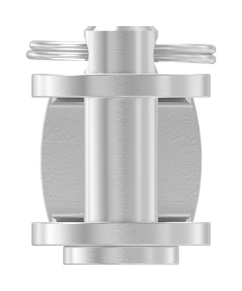 Gabelterminal mit Außengew. M8 rechts, V4A