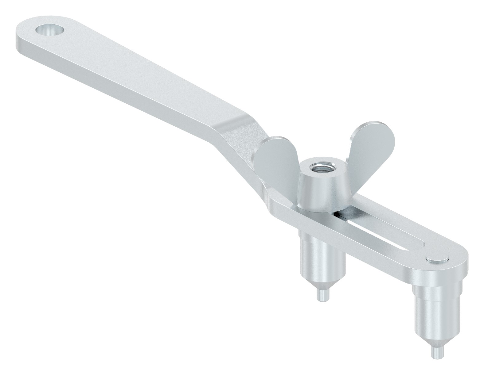 Set mit Doppelrollwägen für Glasschiebetüren, V2A