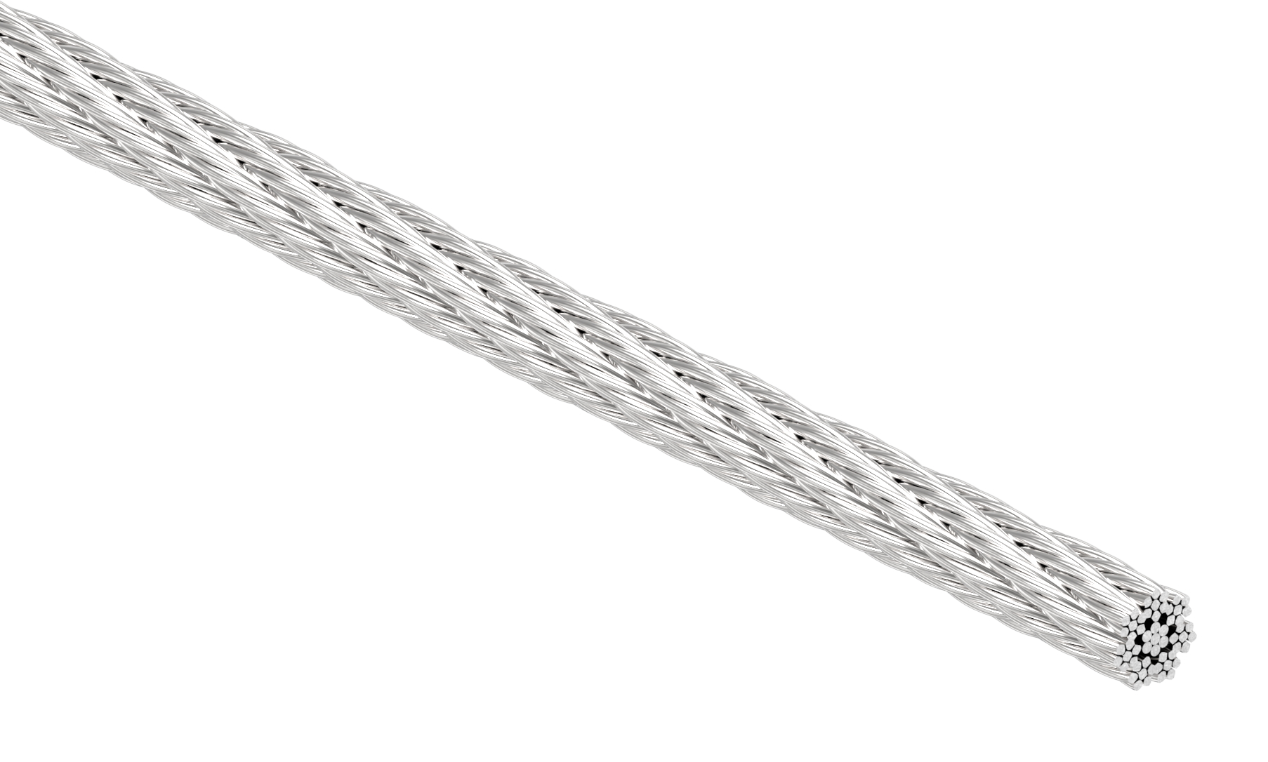 Edelstahlseil 7x7, Ø 3mm, V4A Edelstahlseil 7x7, Ø 3mm, V4A