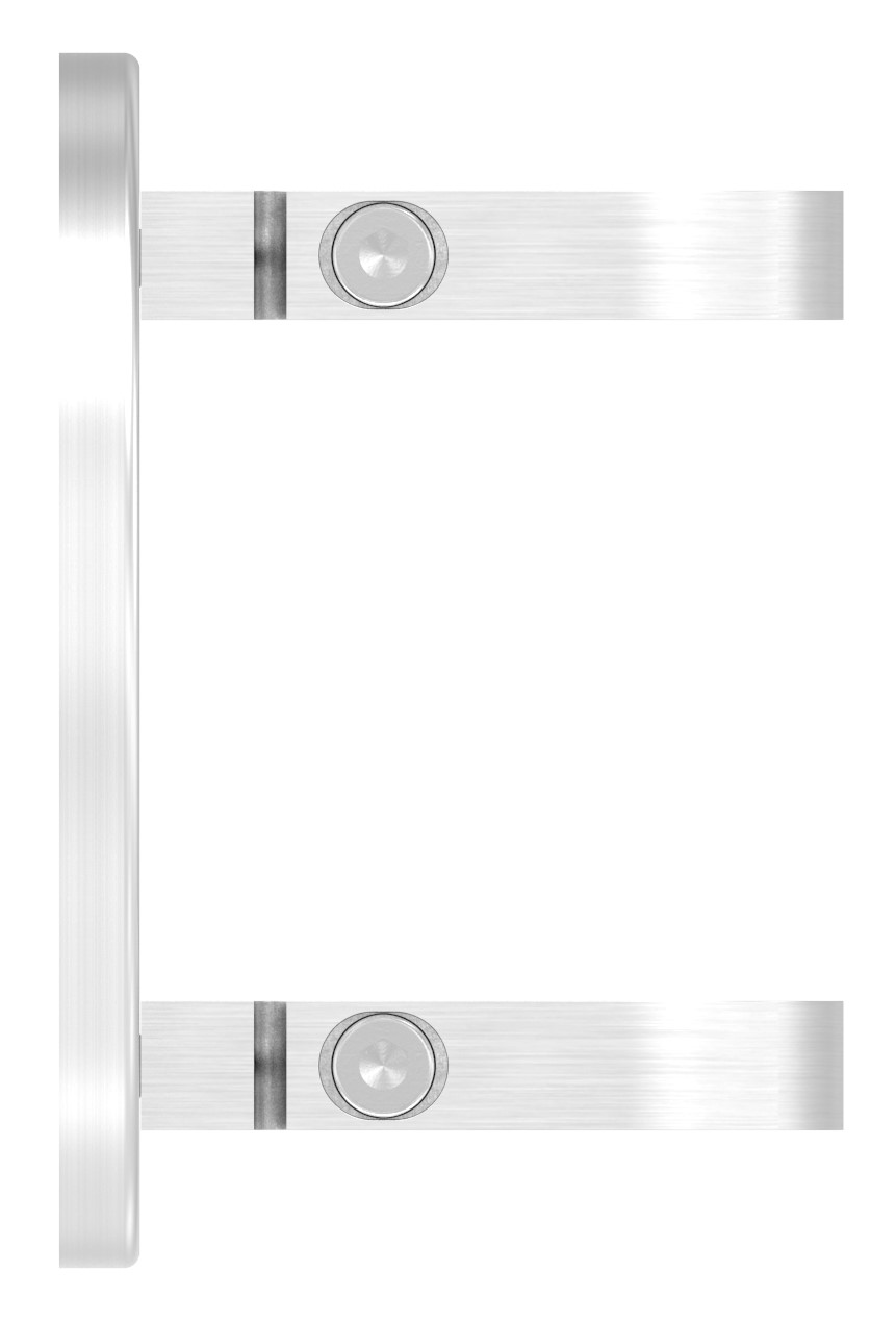 Wandbefestigung für Geländerpfosten 48,3mm, V2A