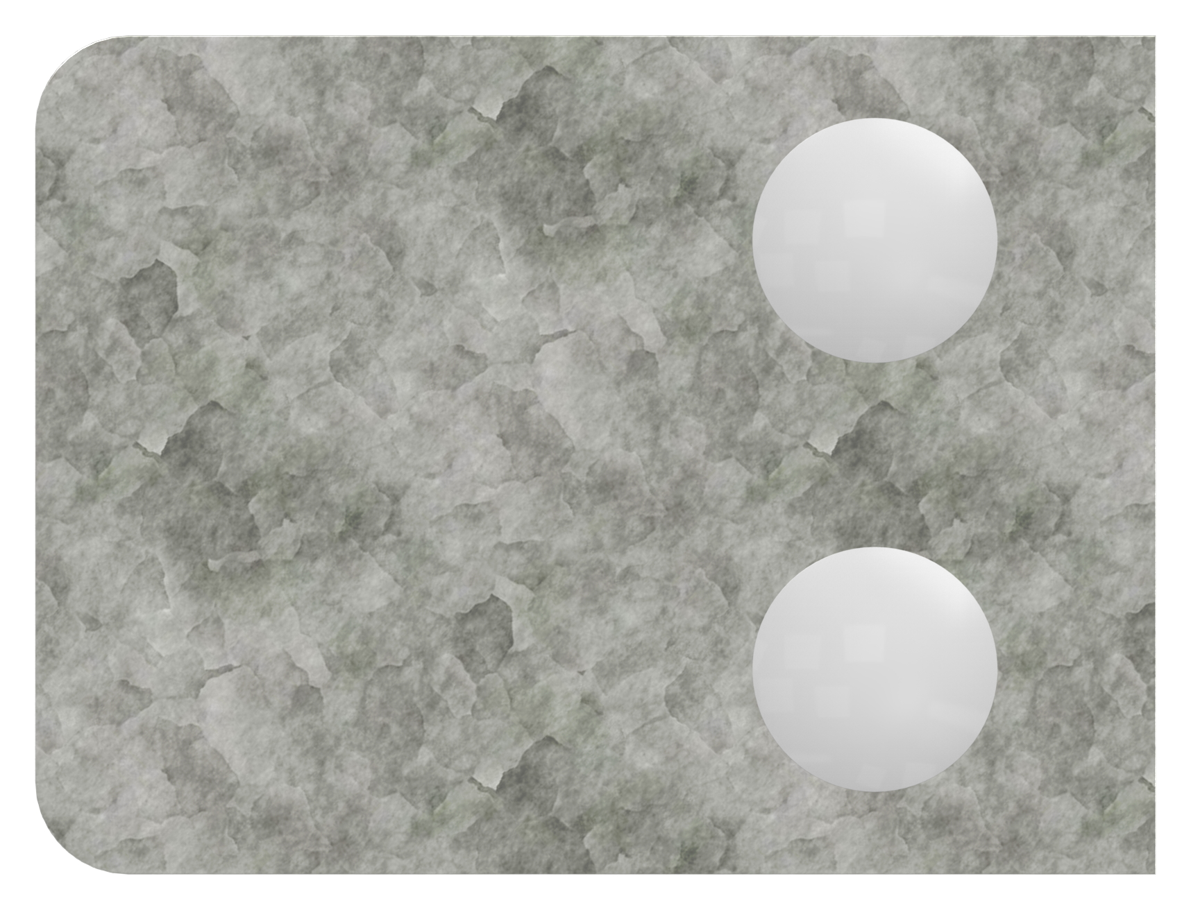 Glasklemme Mod. 36, Anschluss: 42,4mm, in Zink roh