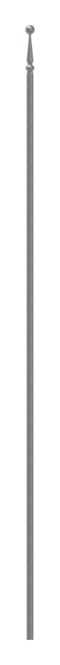 Zaunstab Ø 12mm, H: 1000mm, konisch, Kugel Ø 14mm
