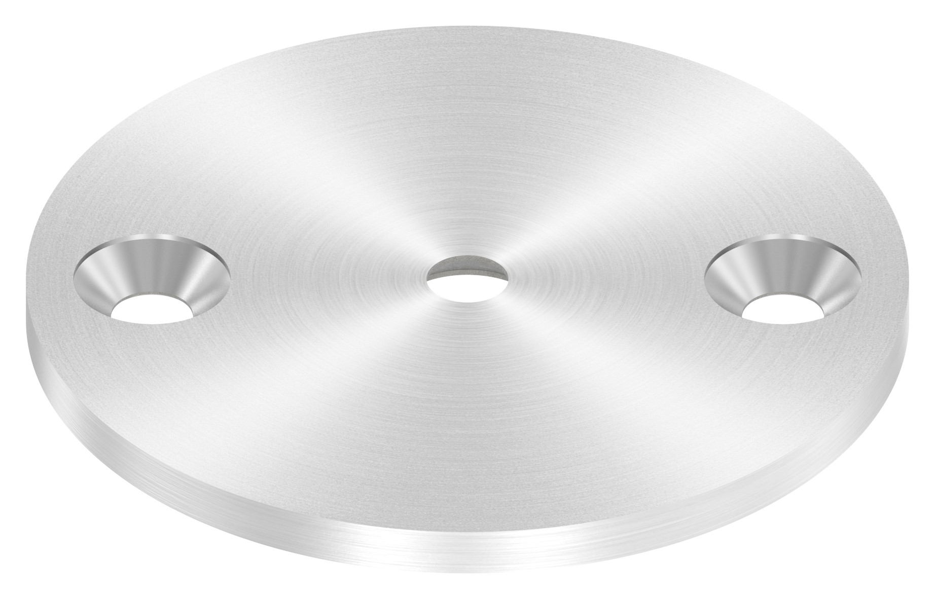 Ronde, Ø 70x4mm, mit Rundschliff, V2A