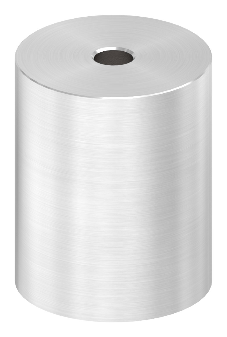 Unterteil Ø 40mm, mit Durchgangsbohrung , t: 50mm, V2A
