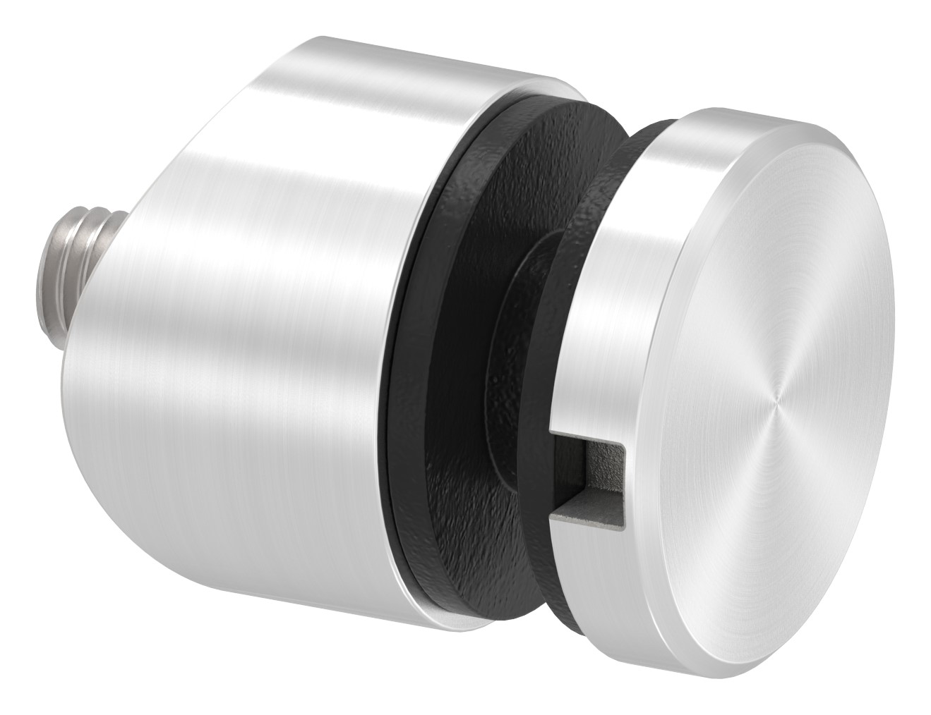 Glaspunkthalter 30mm, Anschluss: 42,4mm, V2A