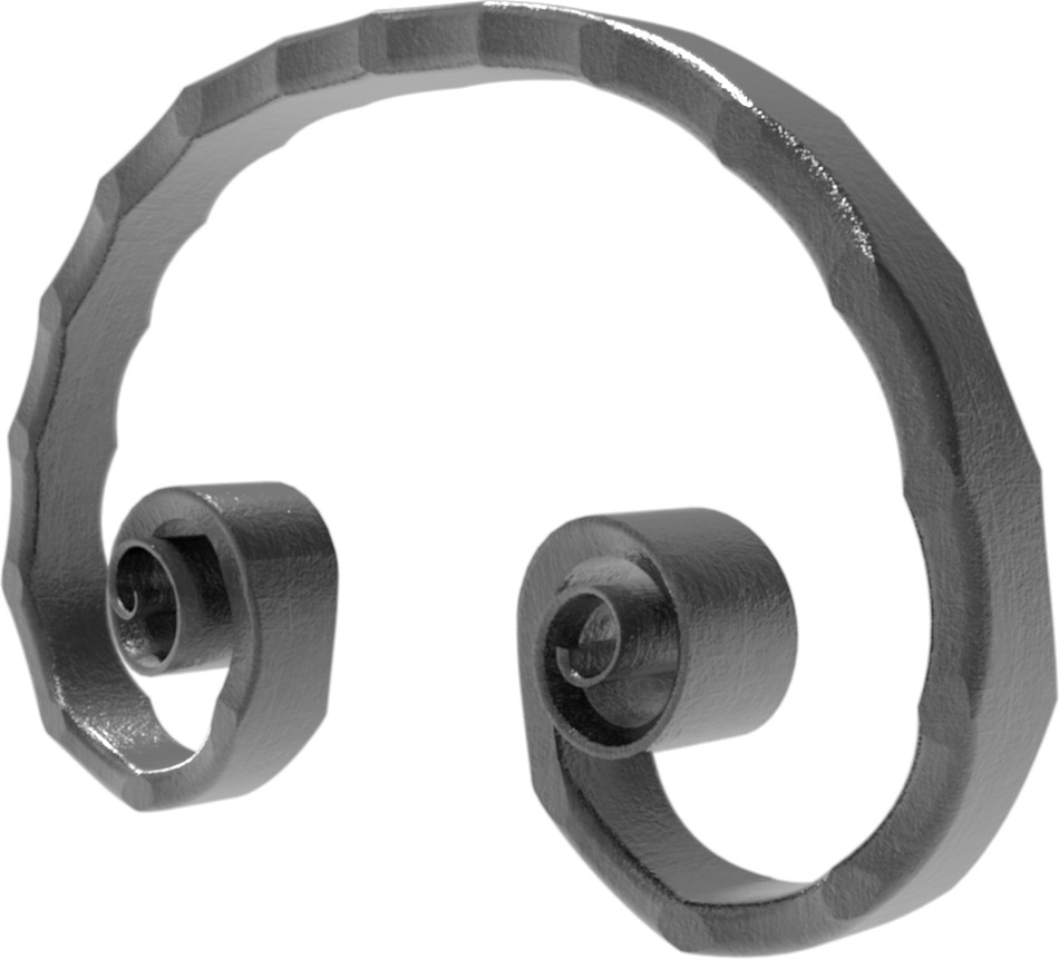 C-Schnörkel 16x8mm, 105x165mm