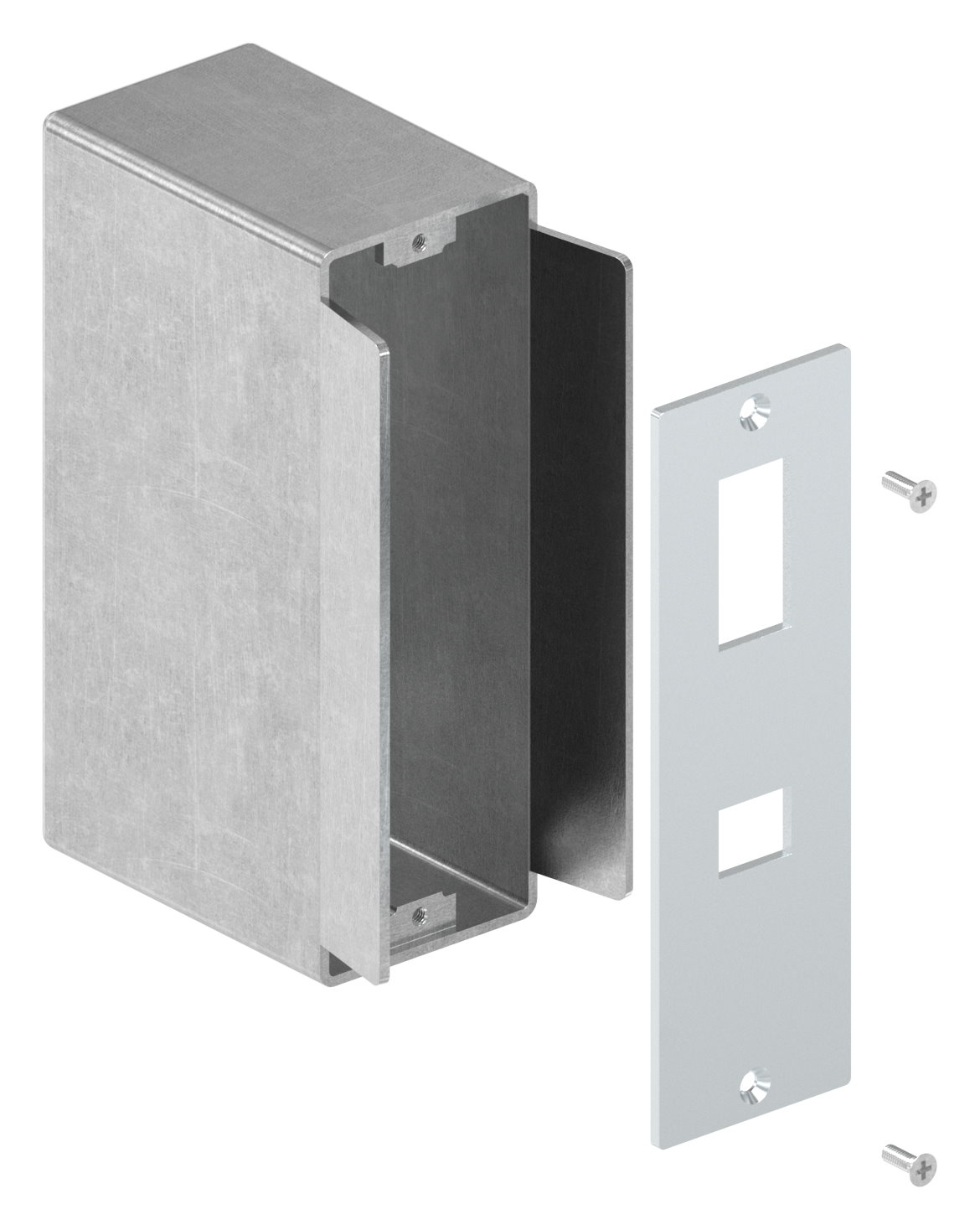 Gegenkasten für Schiebetore, Breite 60mm