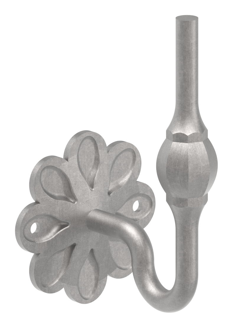 Handlaufträger mit Ronde 93mm, flach