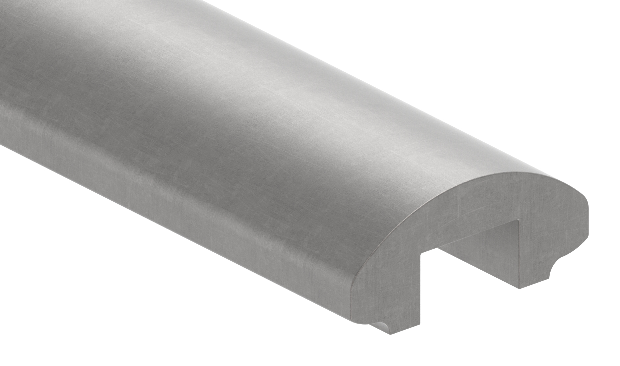 Handlauf 50x22,5mm mit Nut 20,5x12,5mm, L: 6000mm