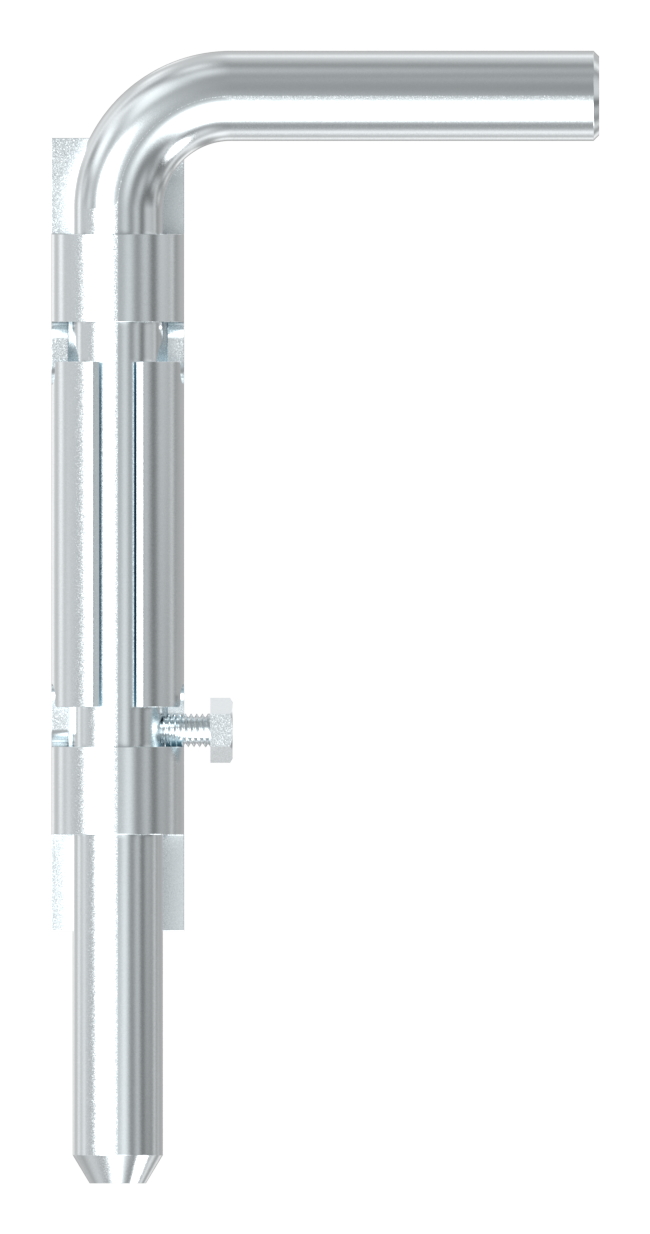 Torriegel zum Anschrauben, L: 200mm, verzinkt