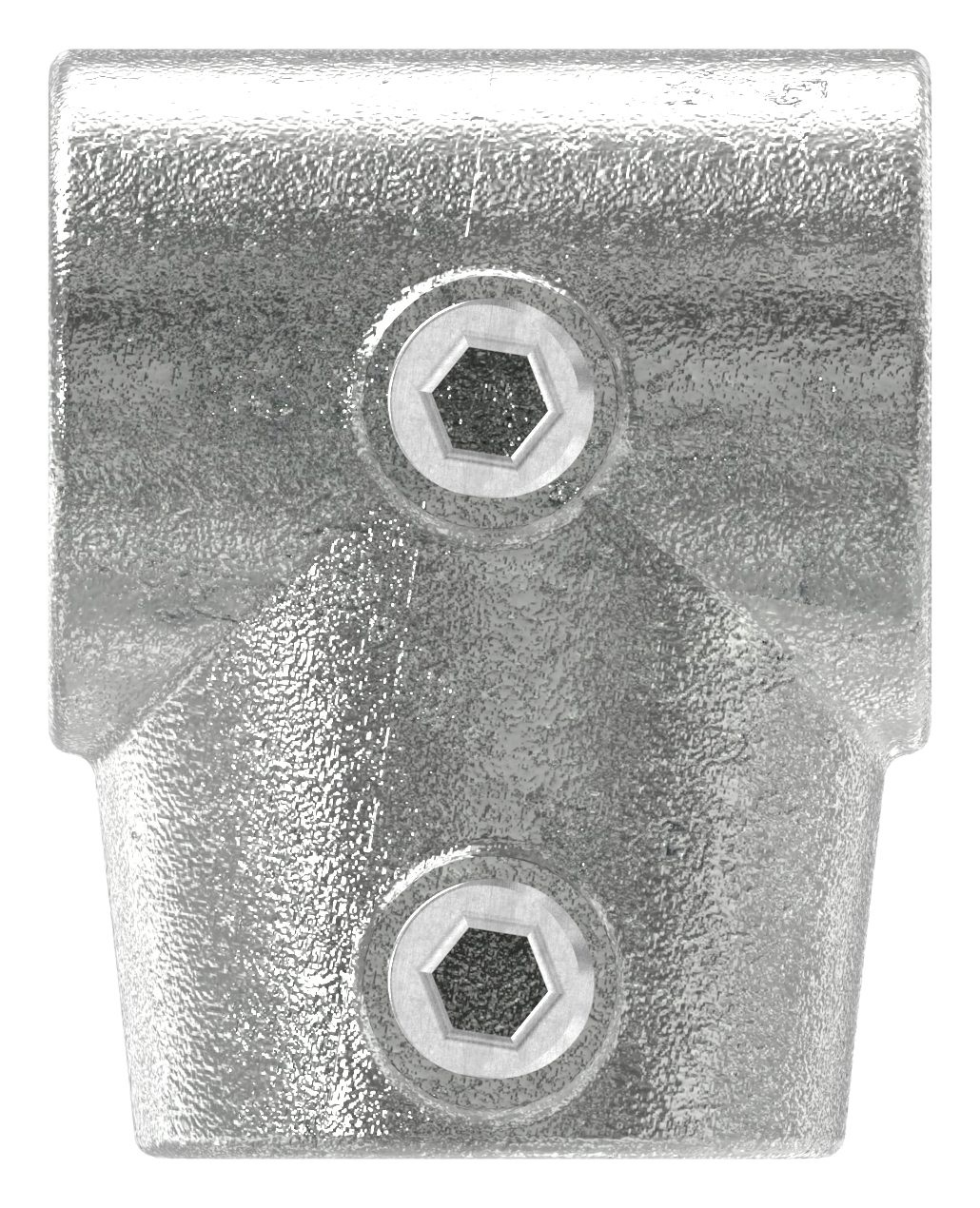 T-Stück kurz, schräg, variabel, für Rohr Ø 42,4mm