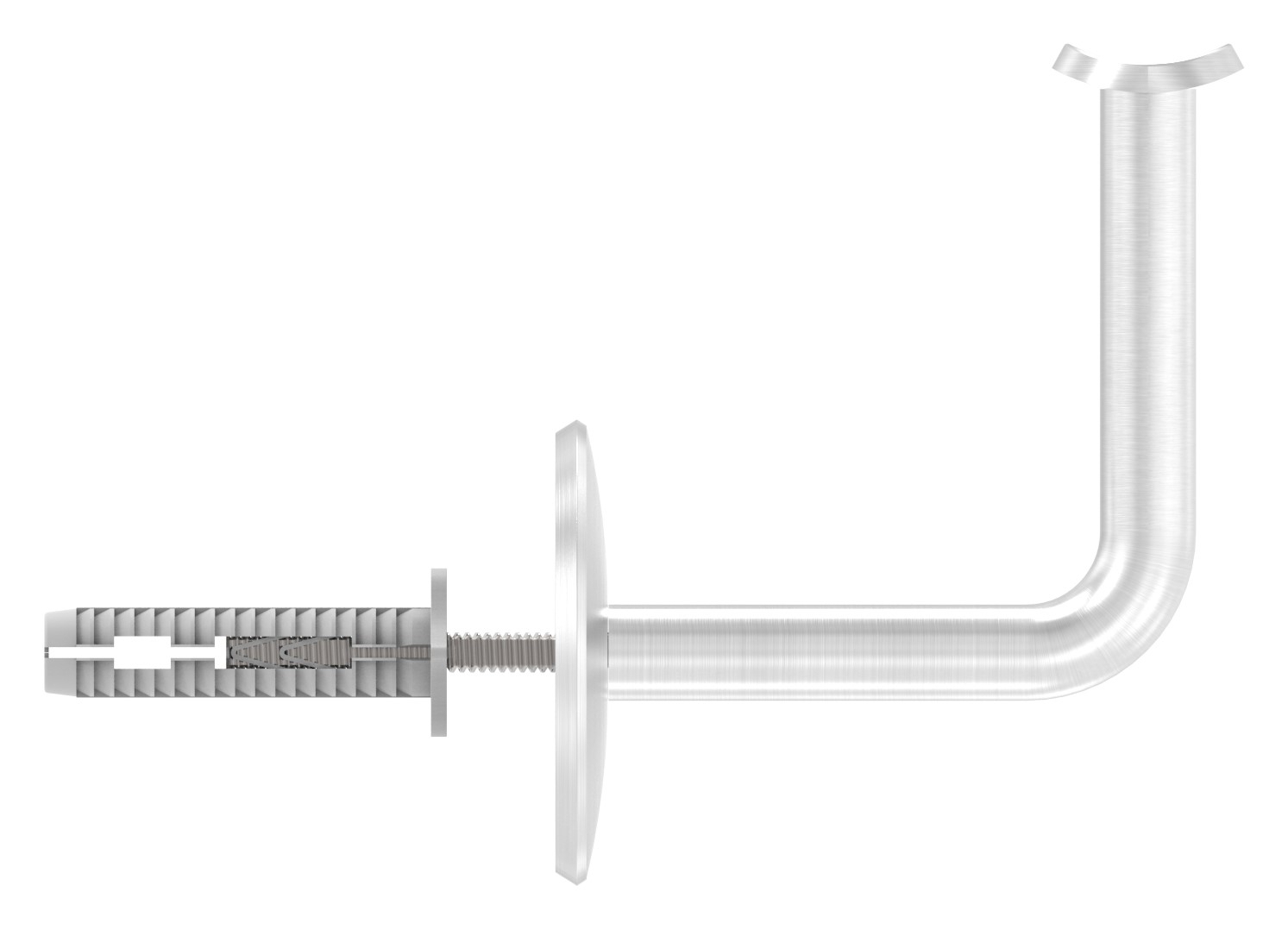 Handlaufhalter, Drehfix-System, V2A