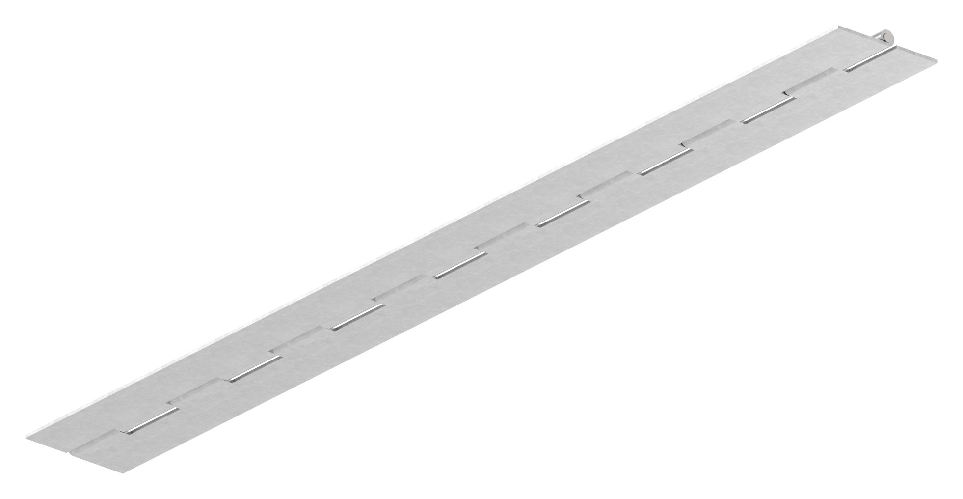 Langes Scharnier zum Anschweißen, 50 x 1,5 x 1980mm, roh