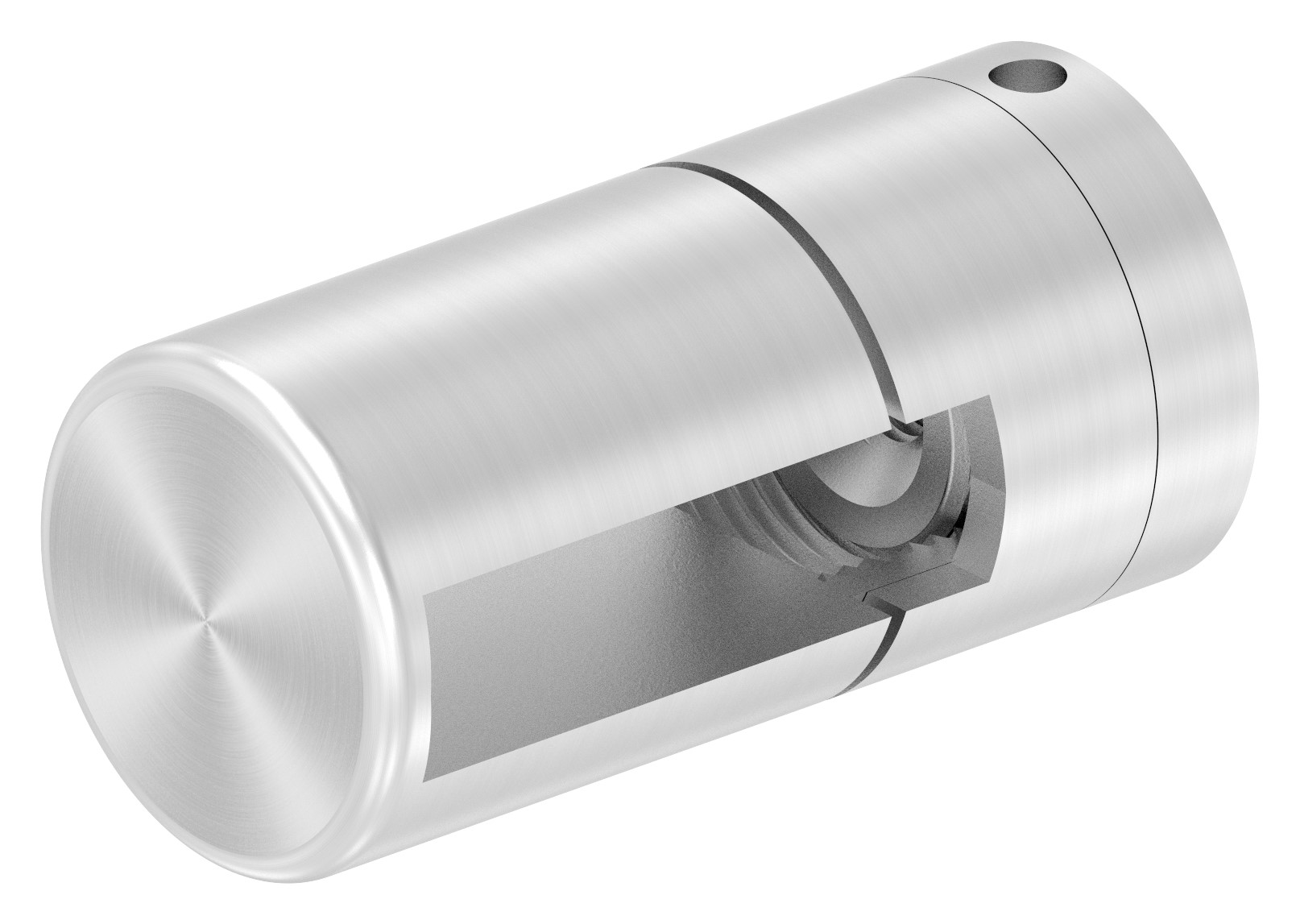 Brenk Grundhalter für Flachstäbe 40x10mm, V2A