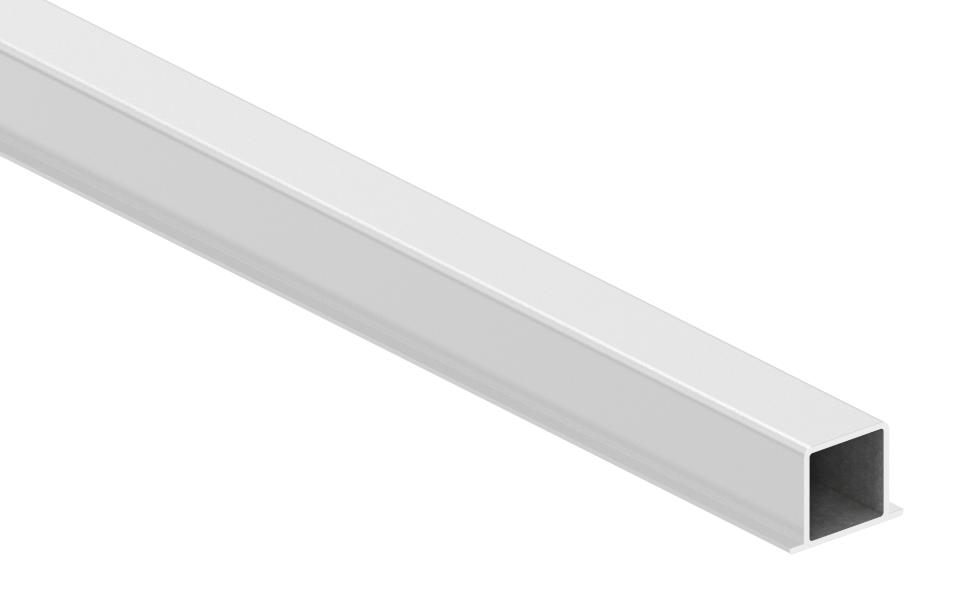 Aluprofil 30 x 30 x 2,0mm, Länge 5000mm, eloxiert