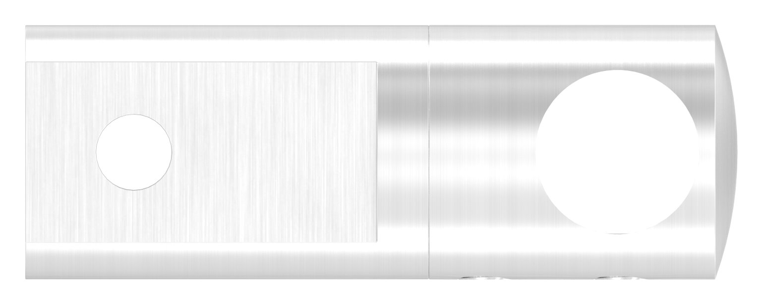 Querstabhalter (Montage zwischen zwei Flacheisen), Bohrung 14,2mm, V2A