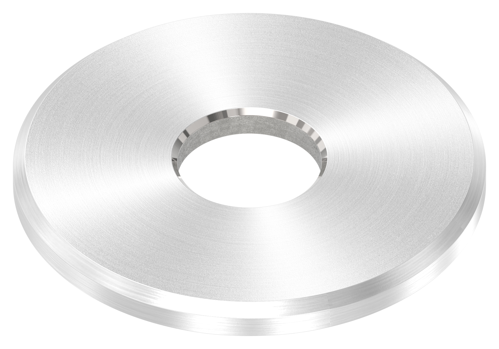 Beilagscheibe 40 x 3mm mit Fase, Bohrung 12,5mm